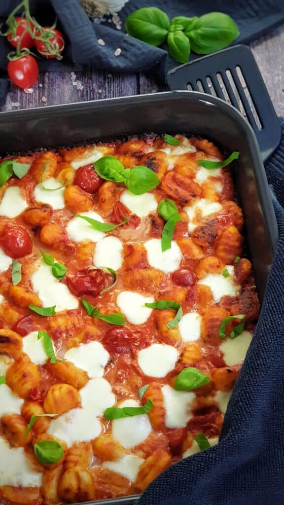 Gnocchi Auflauf Mit Tomate Und Mozzarella Lydiasfoodblog