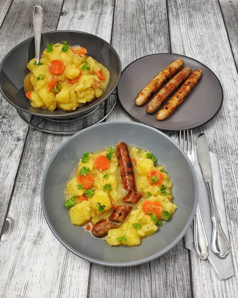 Kartoffelgemüse mit Bratwurst - Lydiasfoodblog
