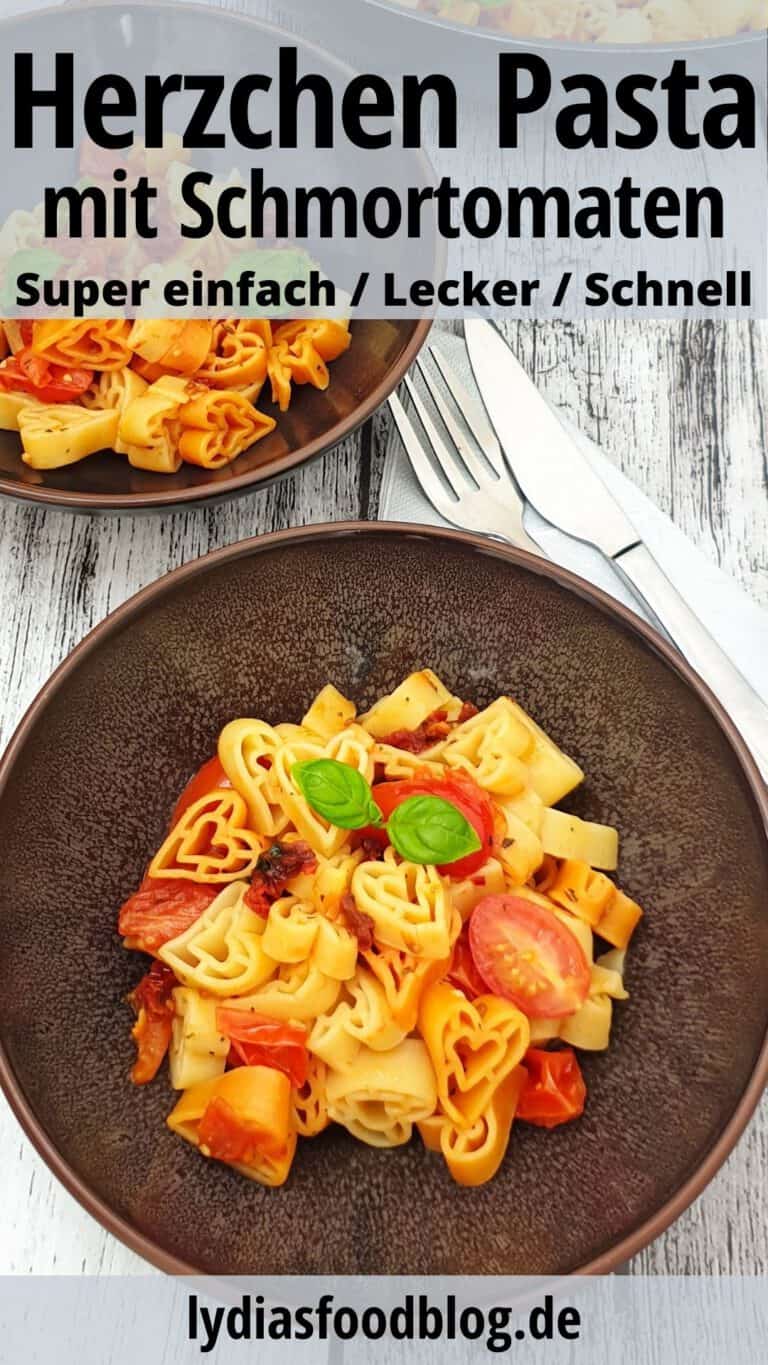 Herzige Pasta zum Valentinstag Lydiasfoodblog