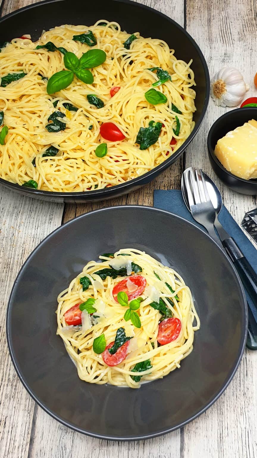 Schnelle Spaghetti-Pfanne - Lydiasfoodblog