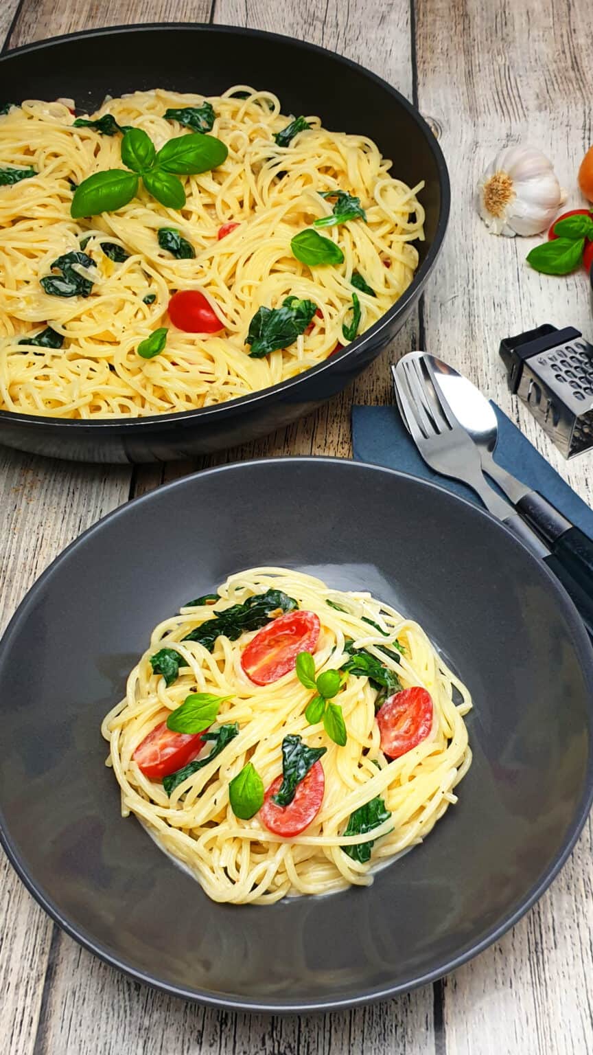 Schnelle Spaghetti-Pfanne - Lydiasfoodblog
