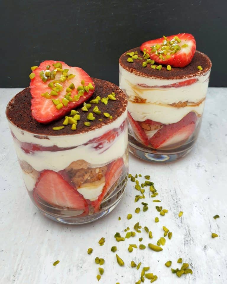 Erdbeer Tiramisu im Glas - Lydiasfoodblog