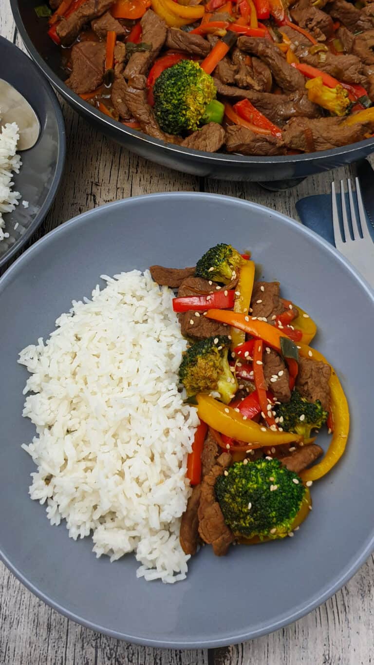 Asia Rindfleisch Mit Reis Lydiasfoodblog