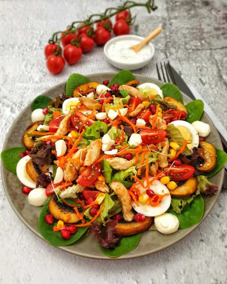 Frühlings Salat mit Joghurt Dressing | Lydiasfoodblog