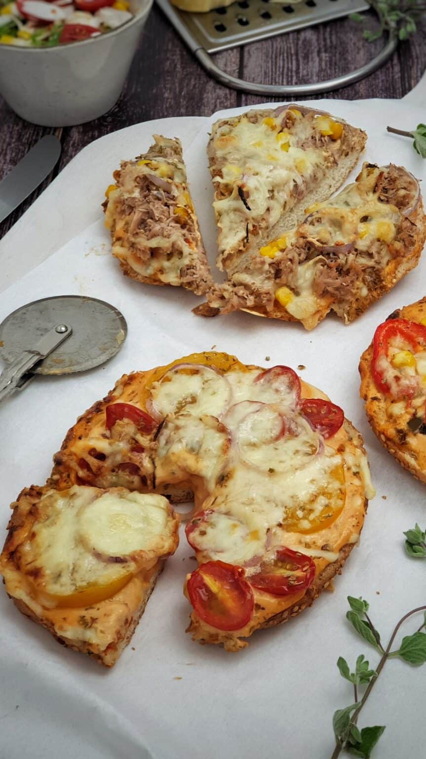 Mini Fladenbrot Pizza - Lydiasfoodblog