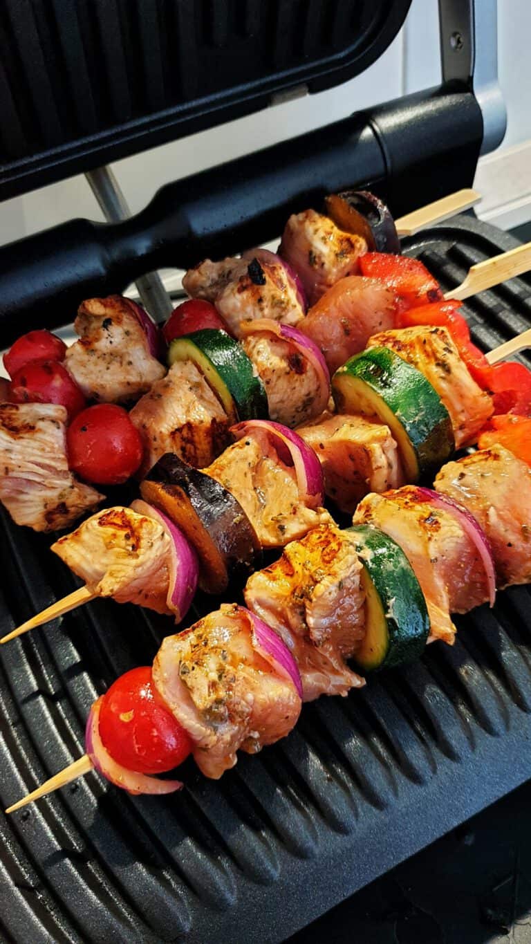 Puten-Gemüse-Spieße mit Gemüse-Reis - Lydiasfoodblog Puten-Gemüse-Spieße mit Gemüse-Reis - Lydiasfoodblog