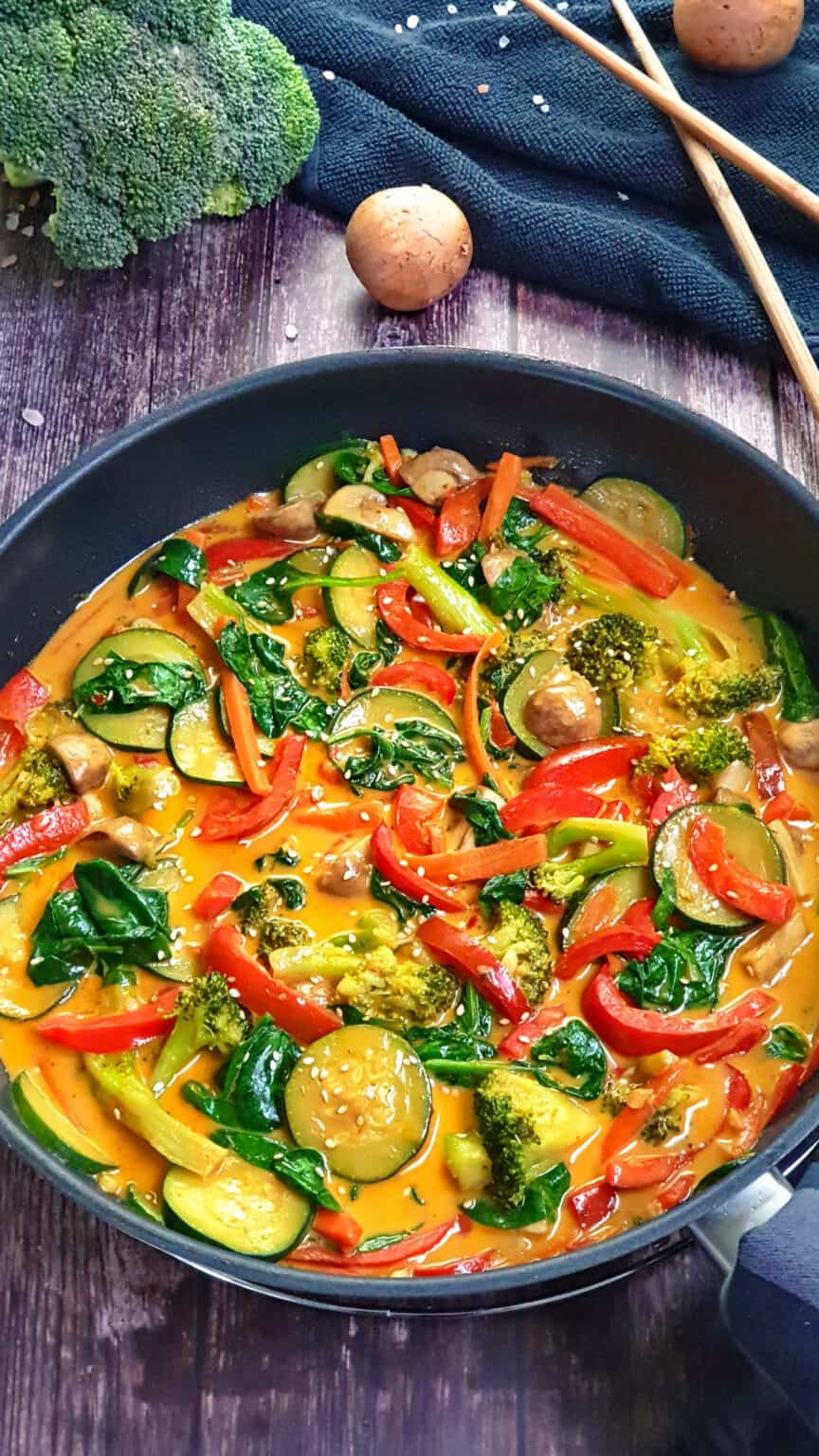 Gemüse-Curry mit Kokosmilch - Lydiasfoodblog