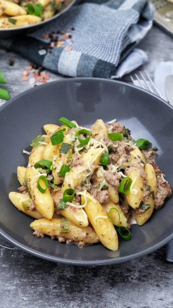 Schupfnudelpfanne mit Hackfleisch, einfaches One Pot Gericht ...