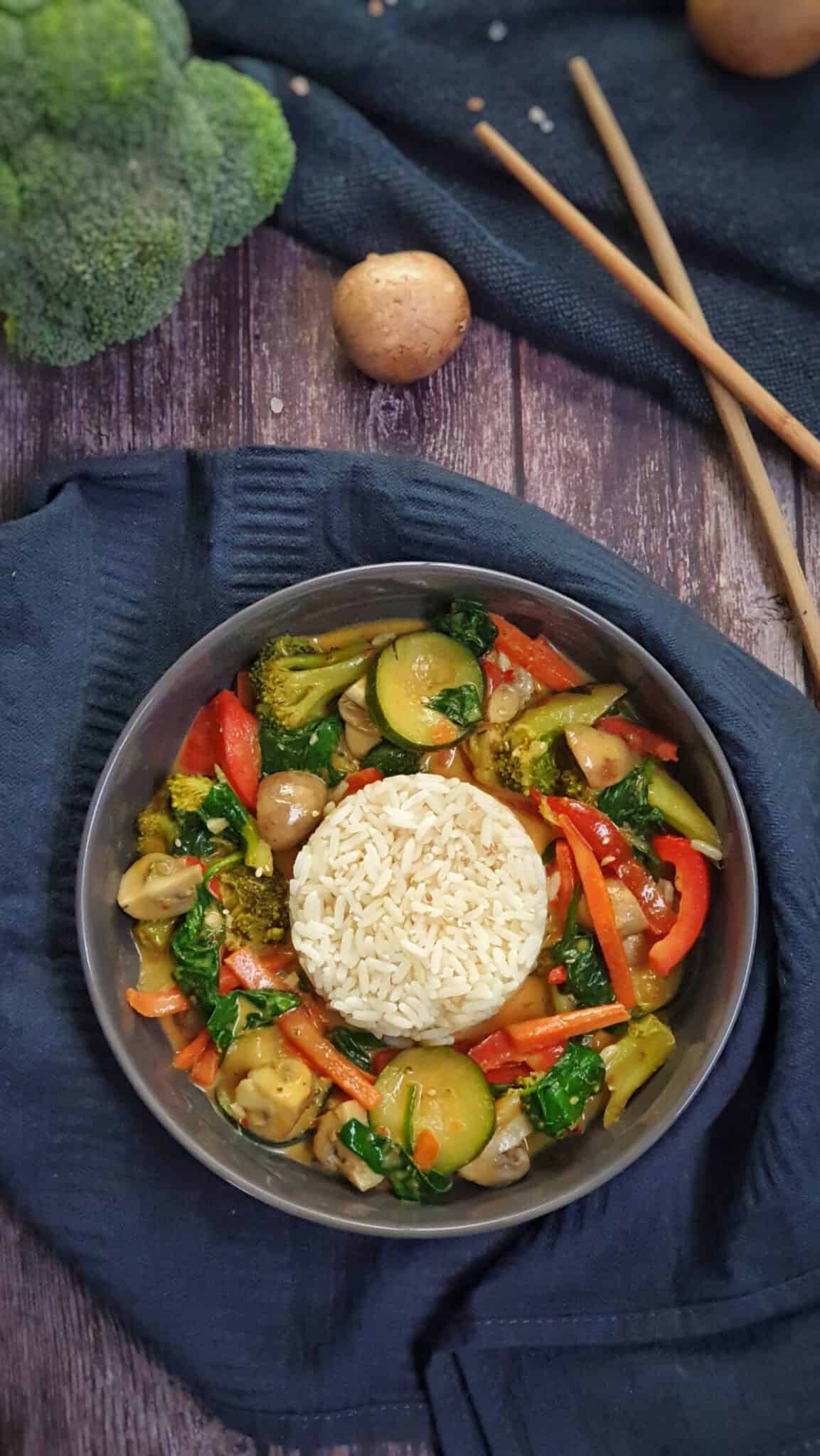 Gemüse-Curry mit Kokosmilch - Lydiasfoodblog