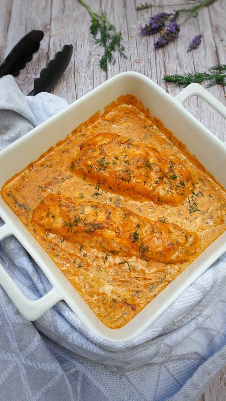 Lachs-Sahne-Gratin einfach selber machen - Lydiasfoodblog