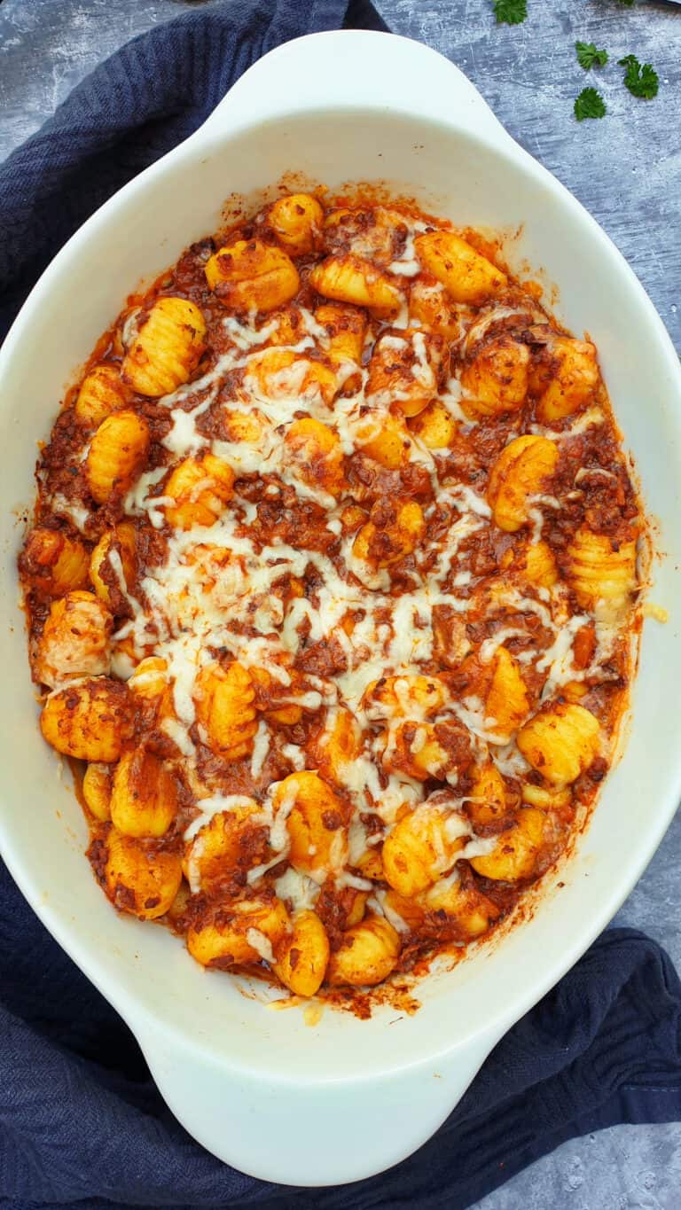Bolognese Gratin mit Gnocchi - Lydiasfoodblog