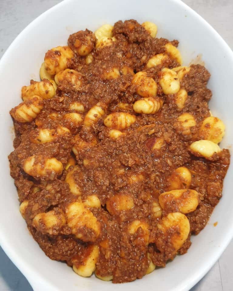 Bolognese Gratin mit Gnocchi - Lydiasfoodblog