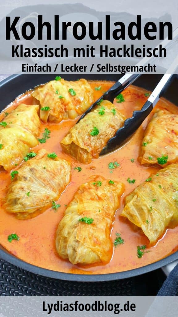 Kohlrouladen mit Hackfleischfüllung - Lydiasfoodblog