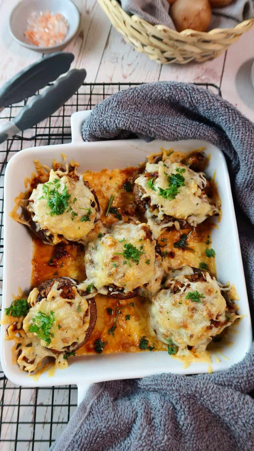 Gefüllte Champignons mit Hackfleisch - Lydiasfoodblog