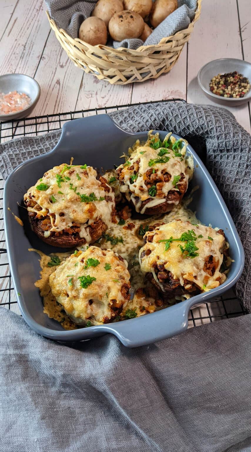 Gefüllte Champignons mit Hackfleisch - Lydiasfoodblog