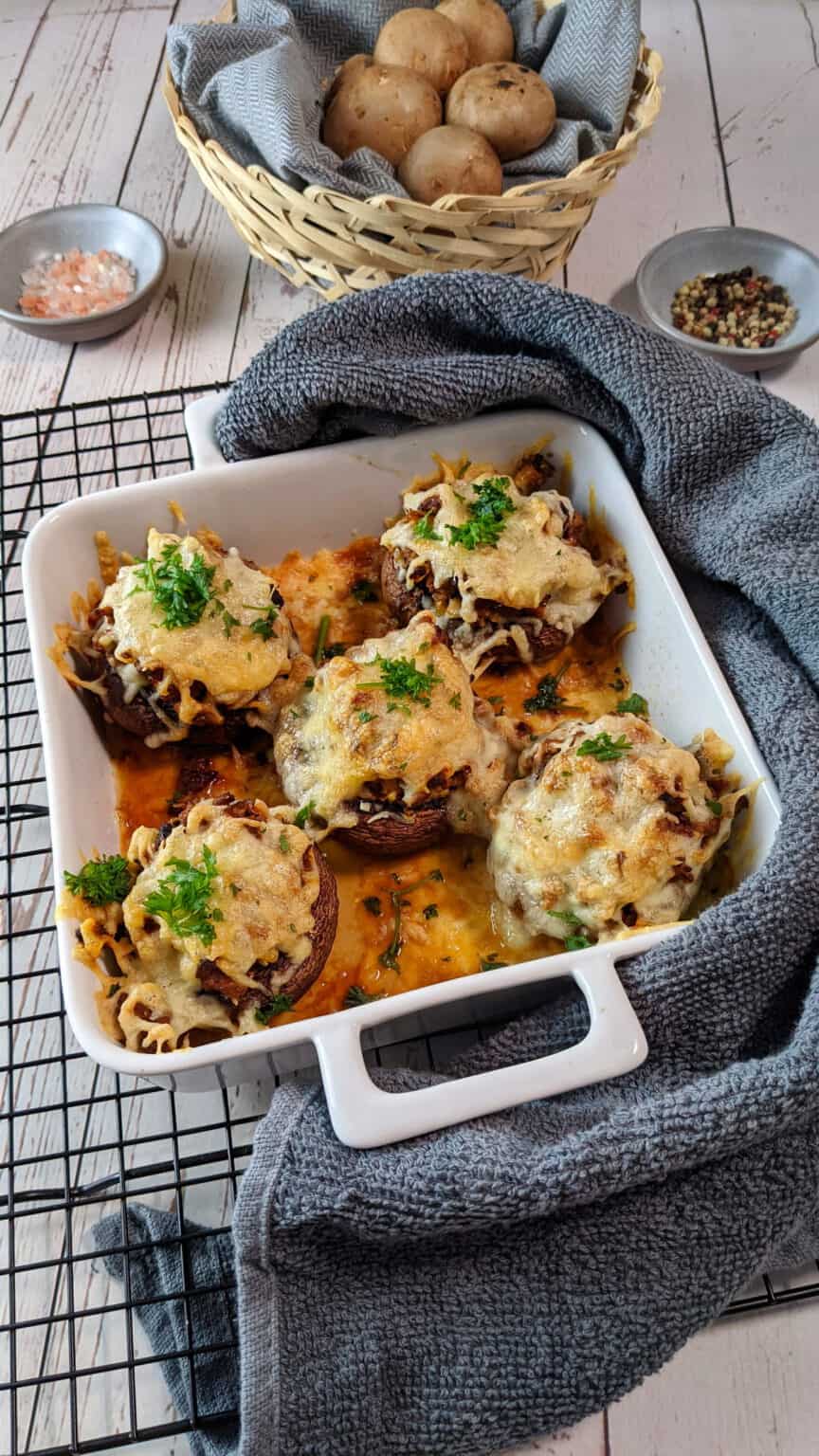 Gefüllte Champignons mit Hackfleisch - Lydiasfoodblog